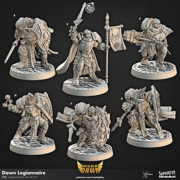 Dawn Legionnaire 3D-printed model