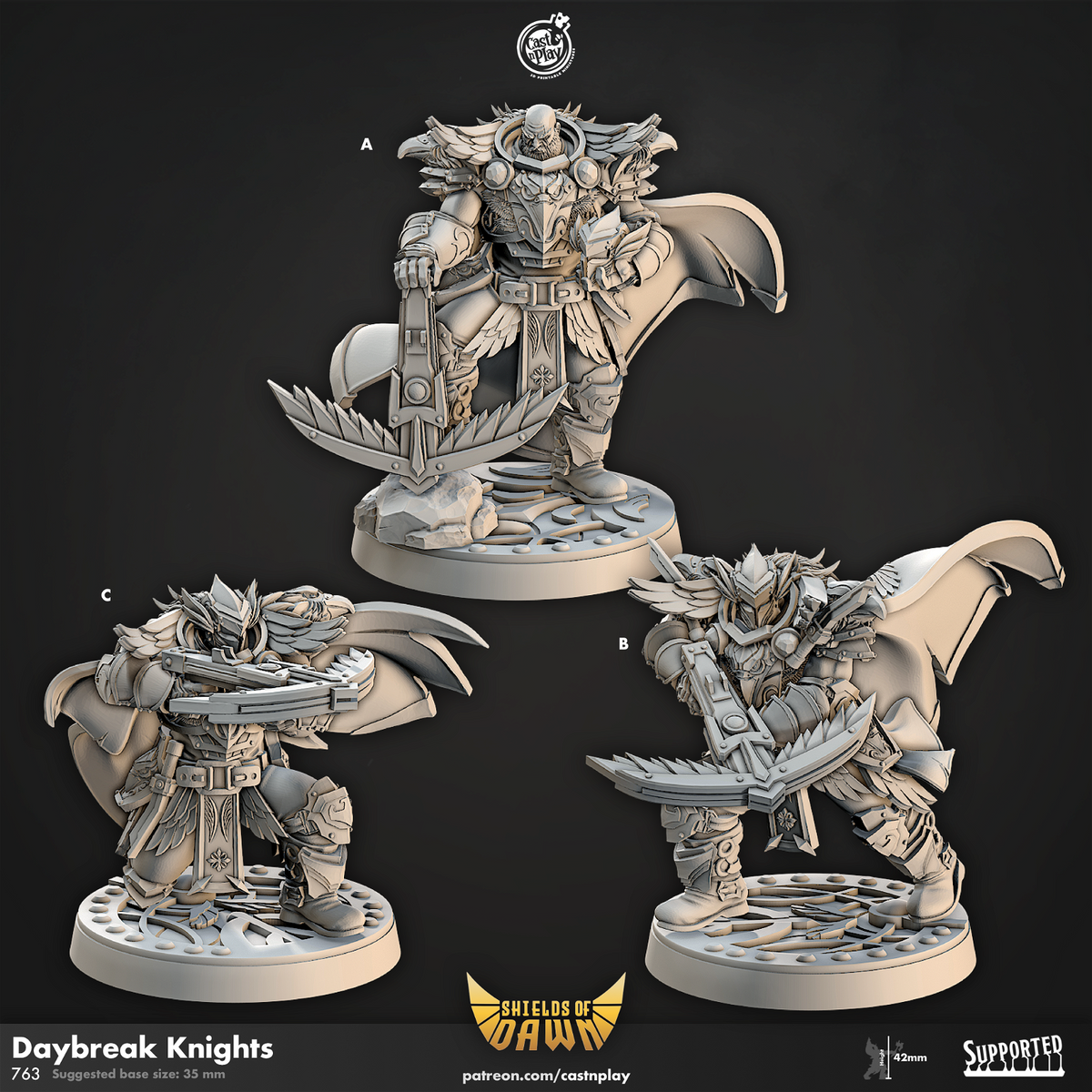 Daybreak Knights - The Printable Dragon