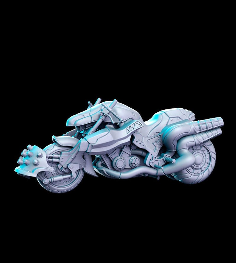 Daytona Bike 3D-printed model