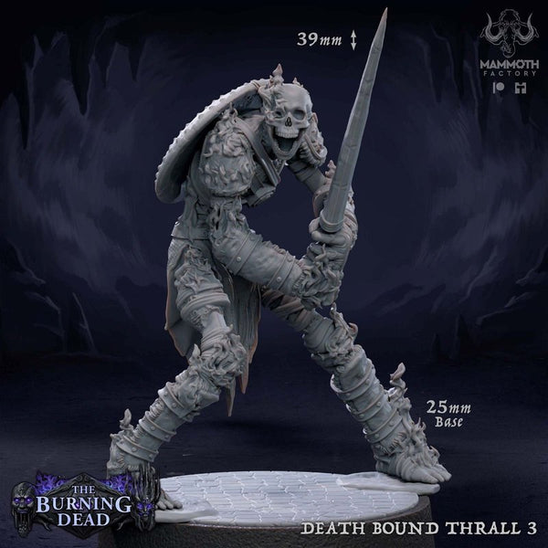 Death Bound Thrall 3D-printed model