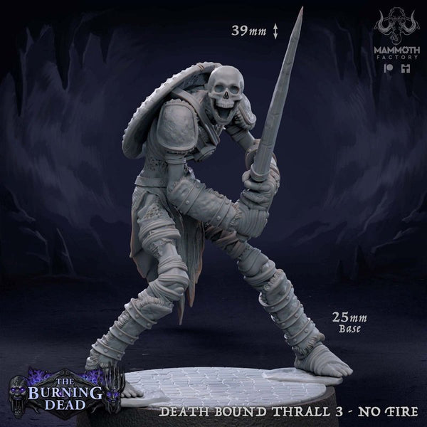 Death Bound Thrall 3D-printed model
