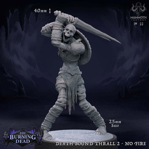 Death Bound Thrall 3D-printed model