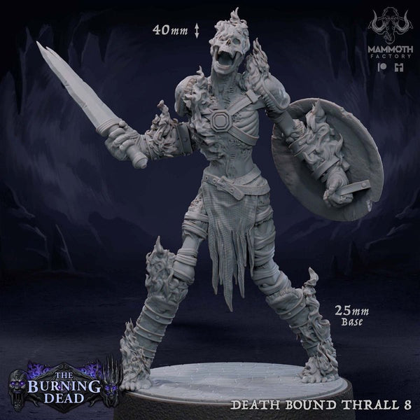 Death Bound Thrall 3D-printed model