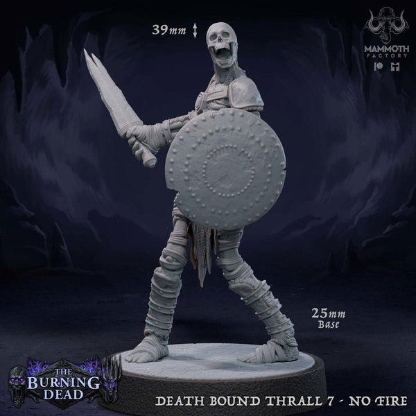 Death Bound Thrall 3D-printed model