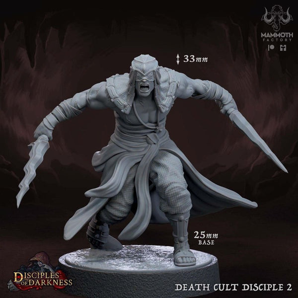 Death Cult Disciple 3D-printed model