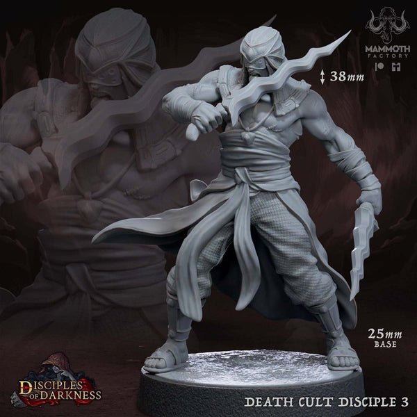 Death Cult Disciple 3D-printed model
