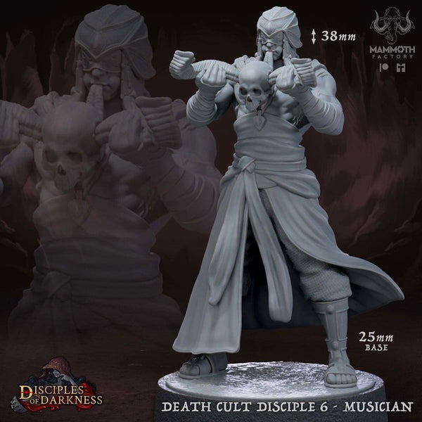 Death Cult Disciple 3D-printed model