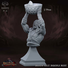 Death Cult Disciple Bust 3D-printed model