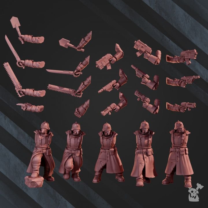 Death Division Commander Assembly Kit 3D-printed model