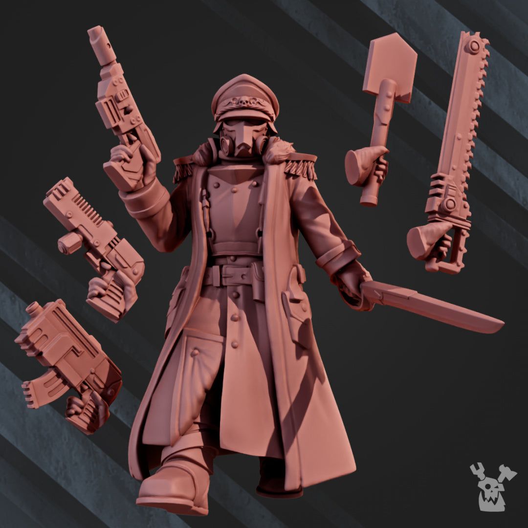 Death Division Commissar - The Printable Dragon