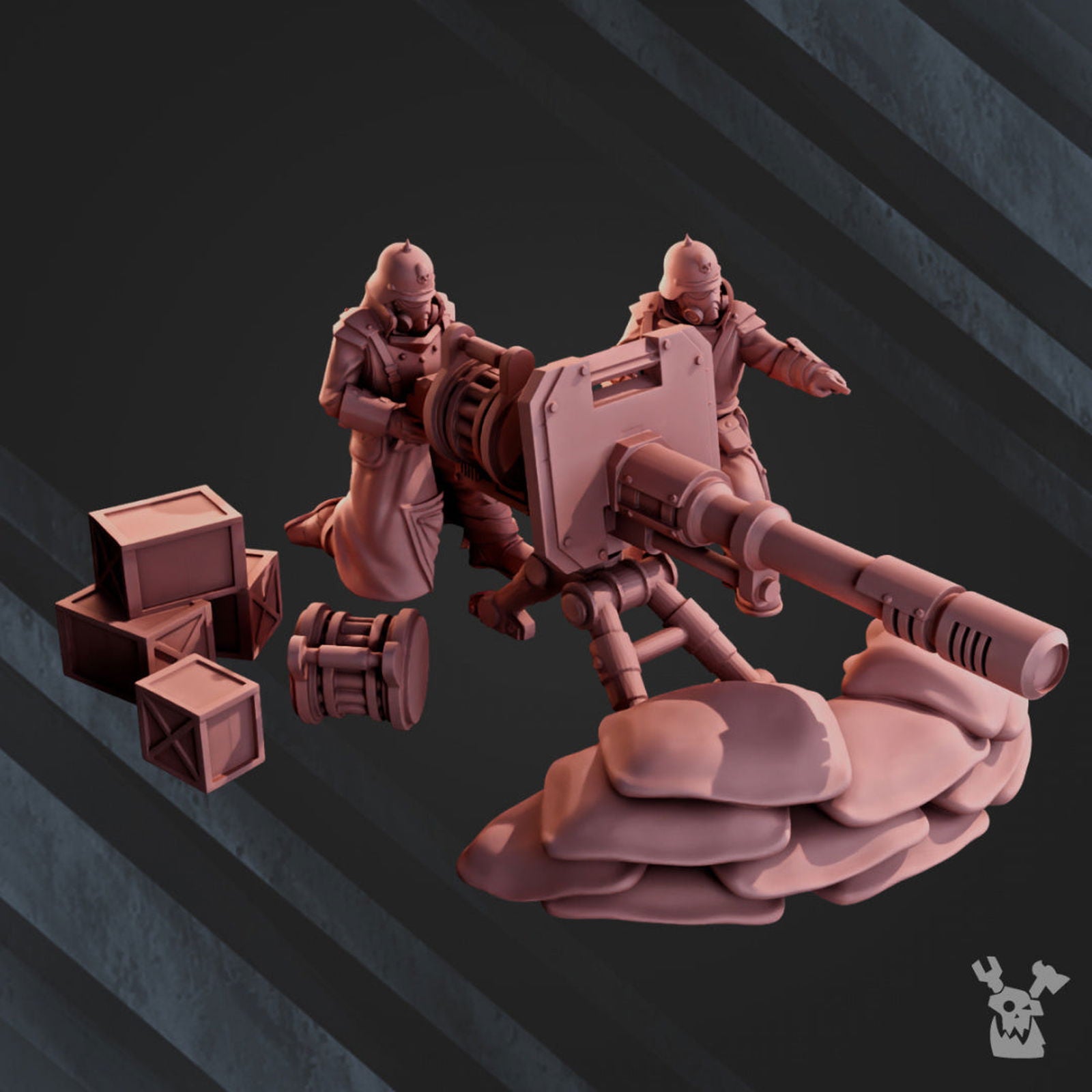 Death Division Heavy Weapons Team - The Printable Dragon