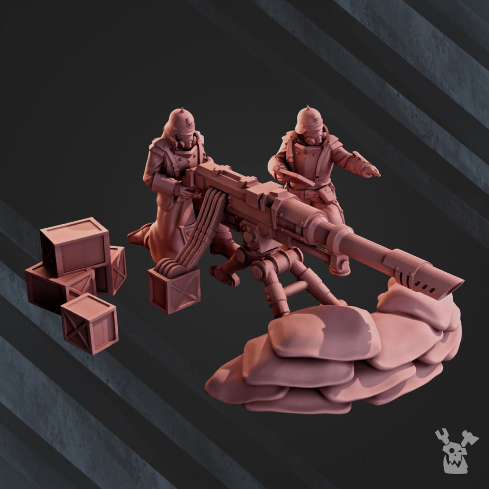 Death Division Heavy Weapons Team - The Printable Dragon