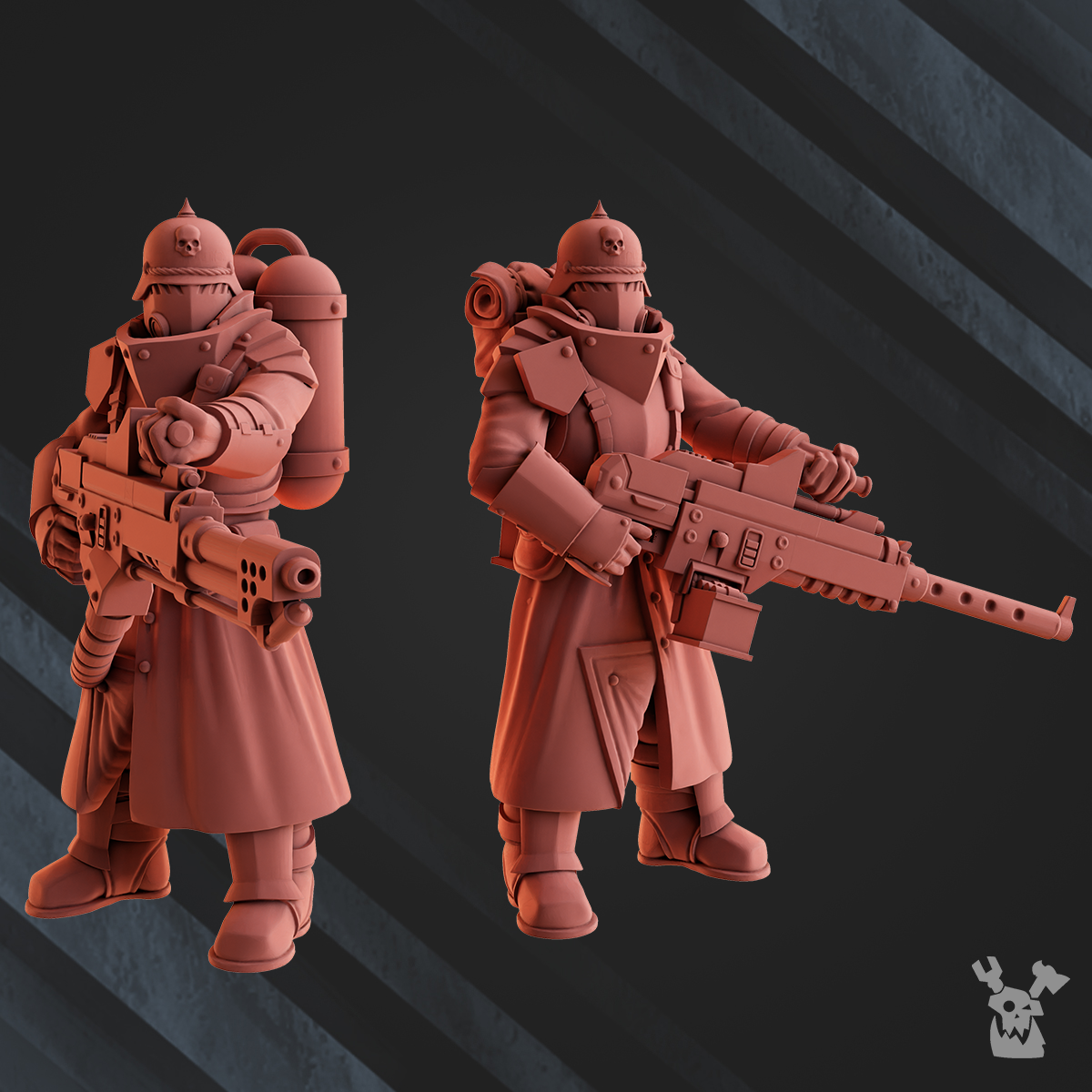 Death Division Heavy Weapons Team - The Printable Dragon