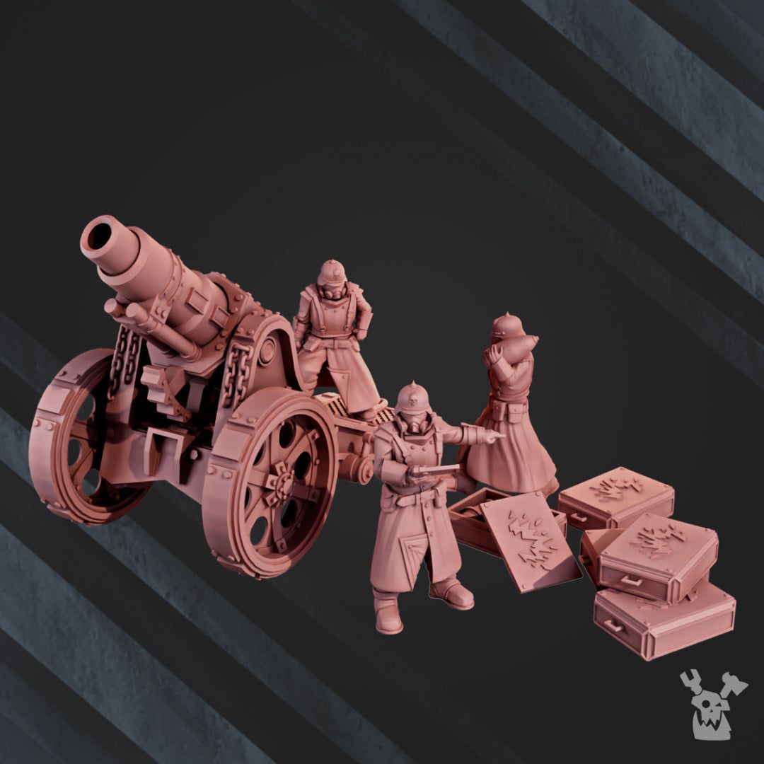 Death Division Mortar Crew - The Printable Dragon