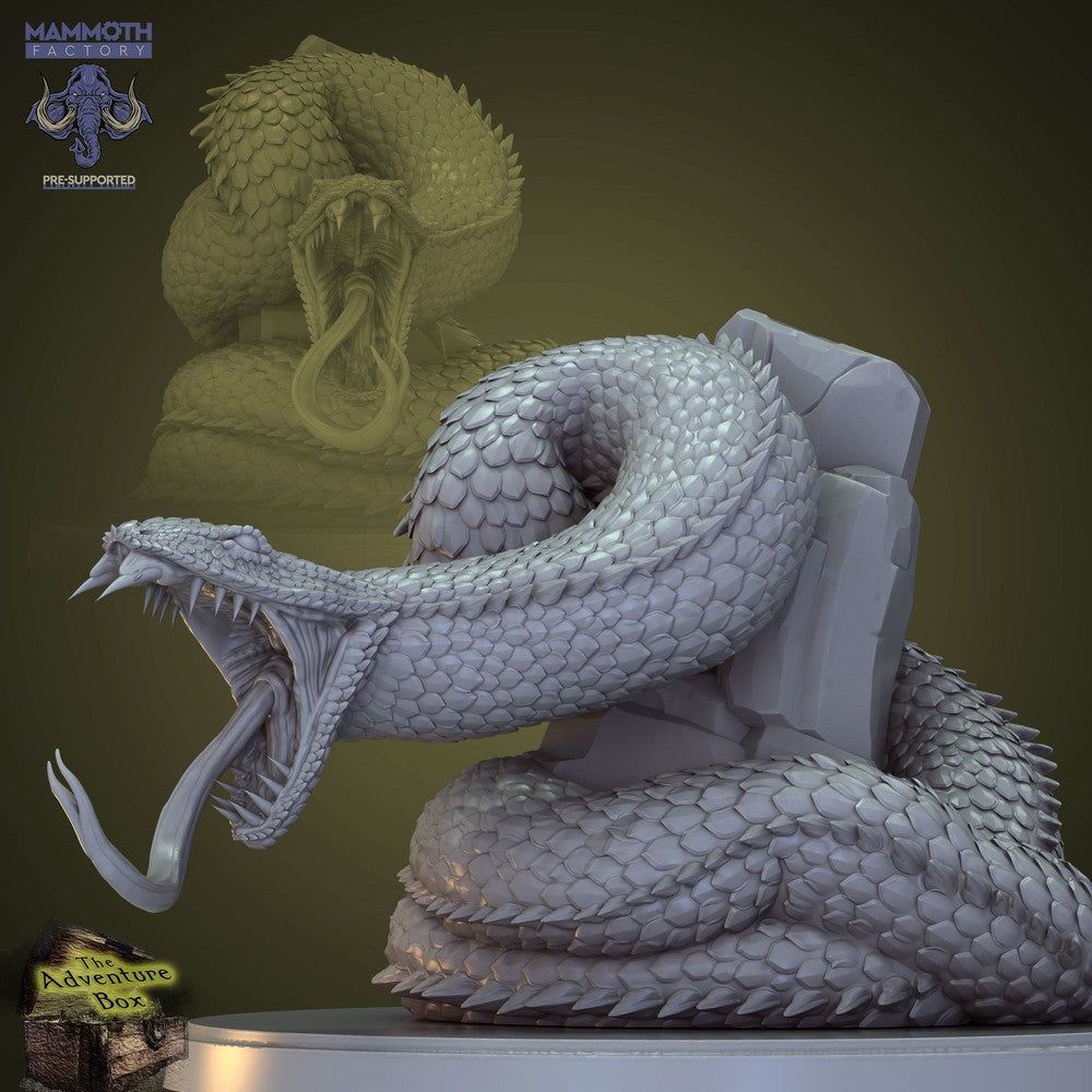 Deathfang Constrictor Snake - The Printable Dragon