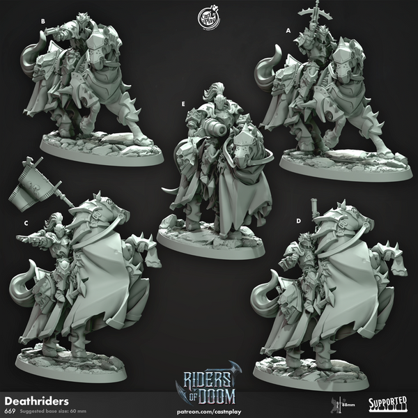 Deathriders 3D-printed model