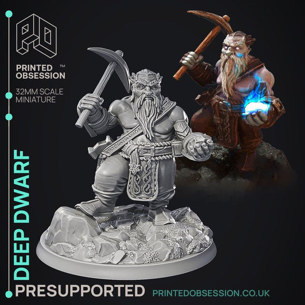 Deep Dwarf 3D-printed model