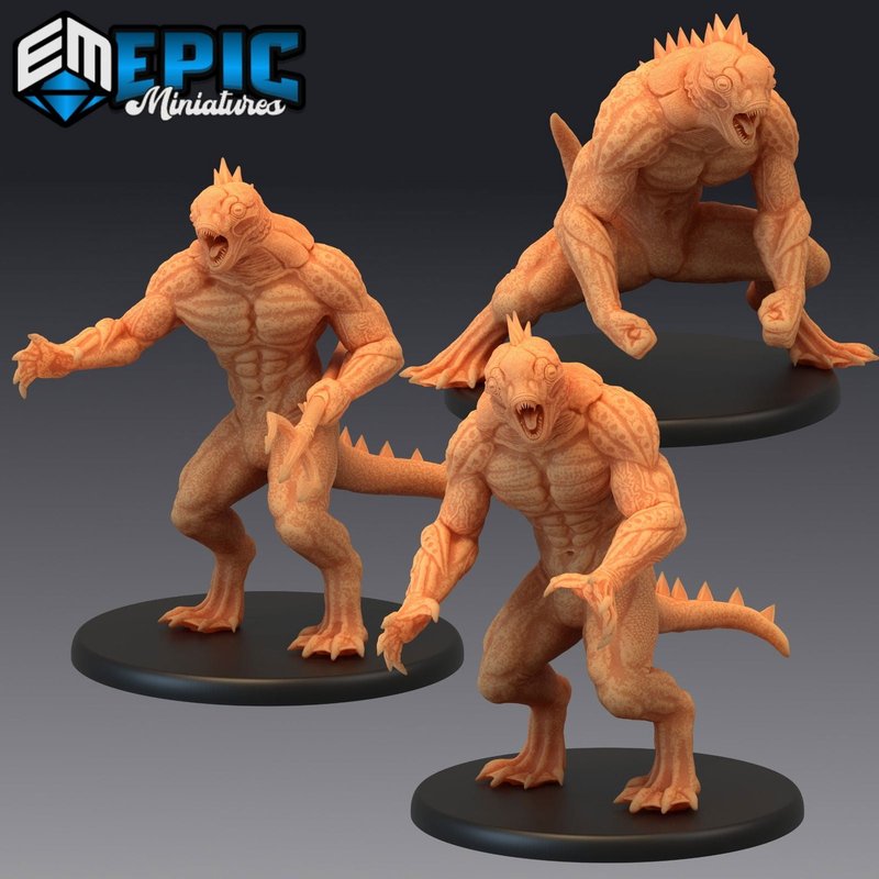 Deep One Abominations 3D-printed model