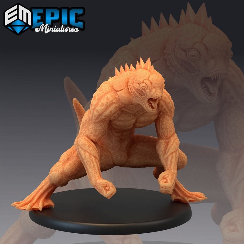 Deep One Abominations 3D-printed model