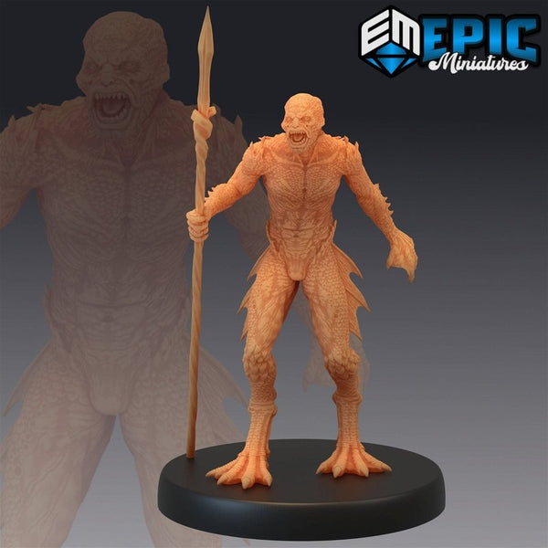 Deep One Male 3D-printed model