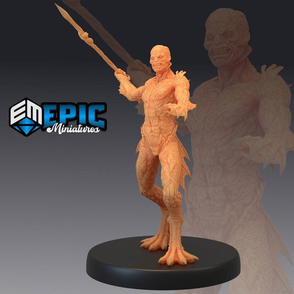 Deep One Male 3D-printed model