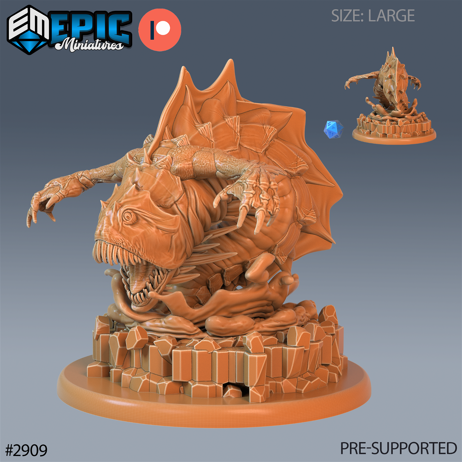 Deep Sea Predator - The Printable Dragon