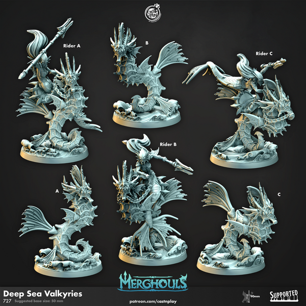 Deep Sea Valkyries 3D-printed model