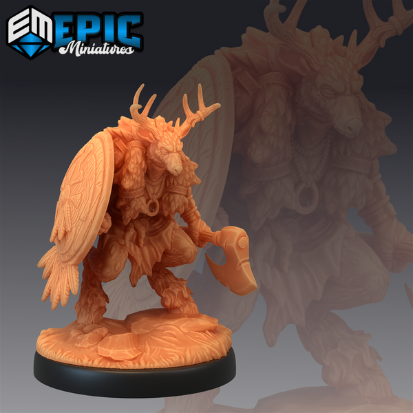 Deer Folk 3D-printed model