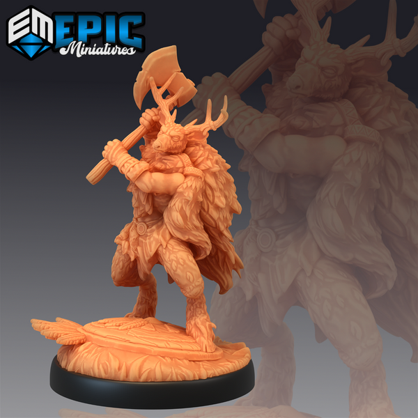Deer Folk 3D-printed model