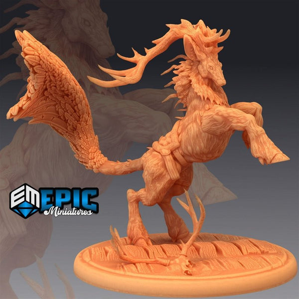 Deer King Mount 3D-printed model