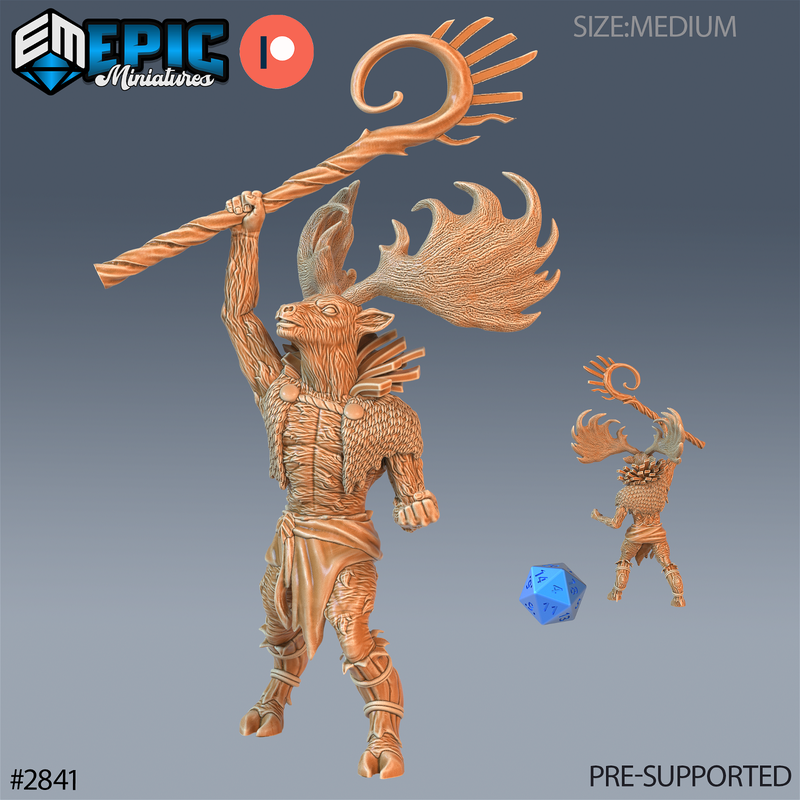 Deer Shaman 3D-printed model