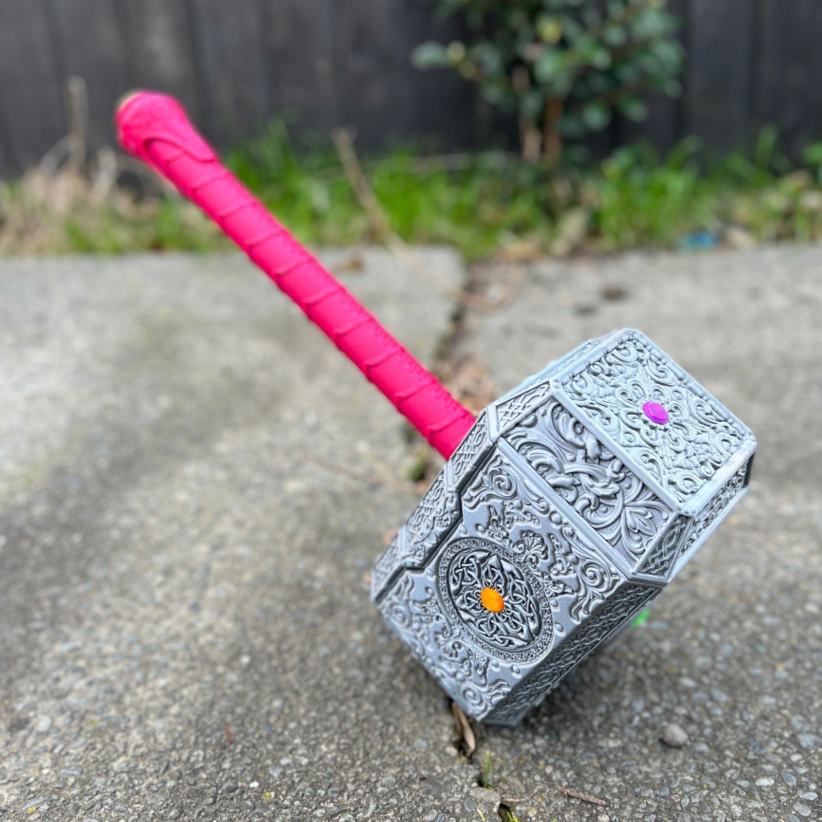 Deluxe Mjolnir with Infinity Stones - The Printable Dragon