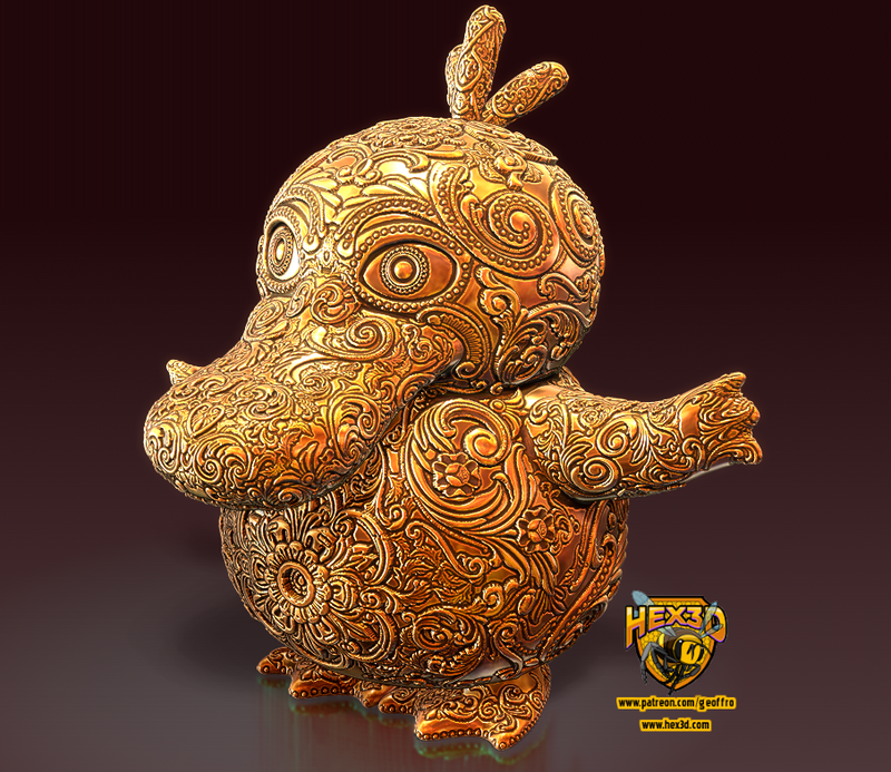 Deluxe Psyduck Statue