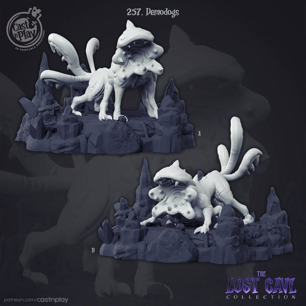 Demodogs 3D-printed model