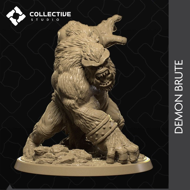 Demon Brute 3D-printed model