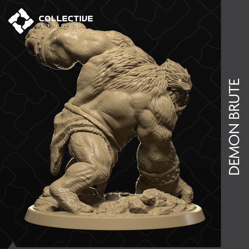 Demon Brute 3D-printed model