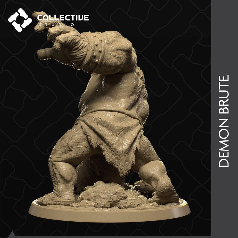 Demon Brute 3D-printed model