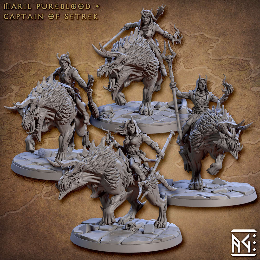 Demonhound Riders - The Printable Dragon