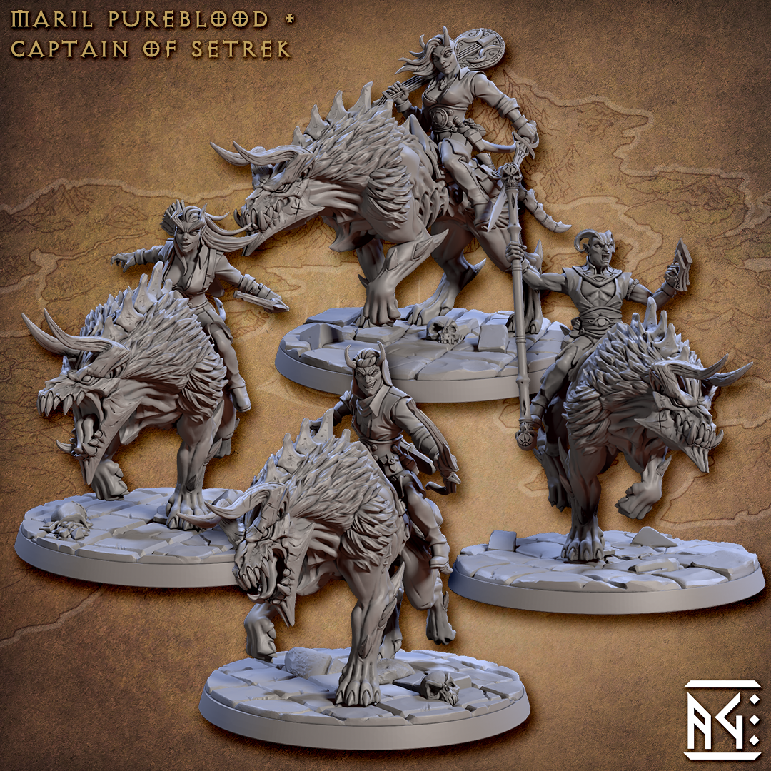 Demonhound Riders - The Printable Dragon