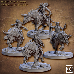 Demonhound Riders 3D-printed model