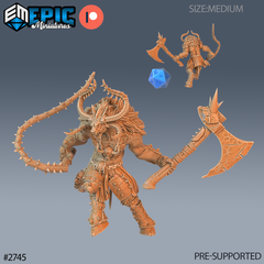 Demonic Minotaur 3D-printed model