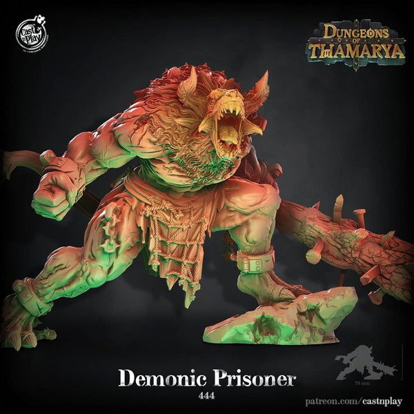 Demonic Prisoner 3D-printed model
