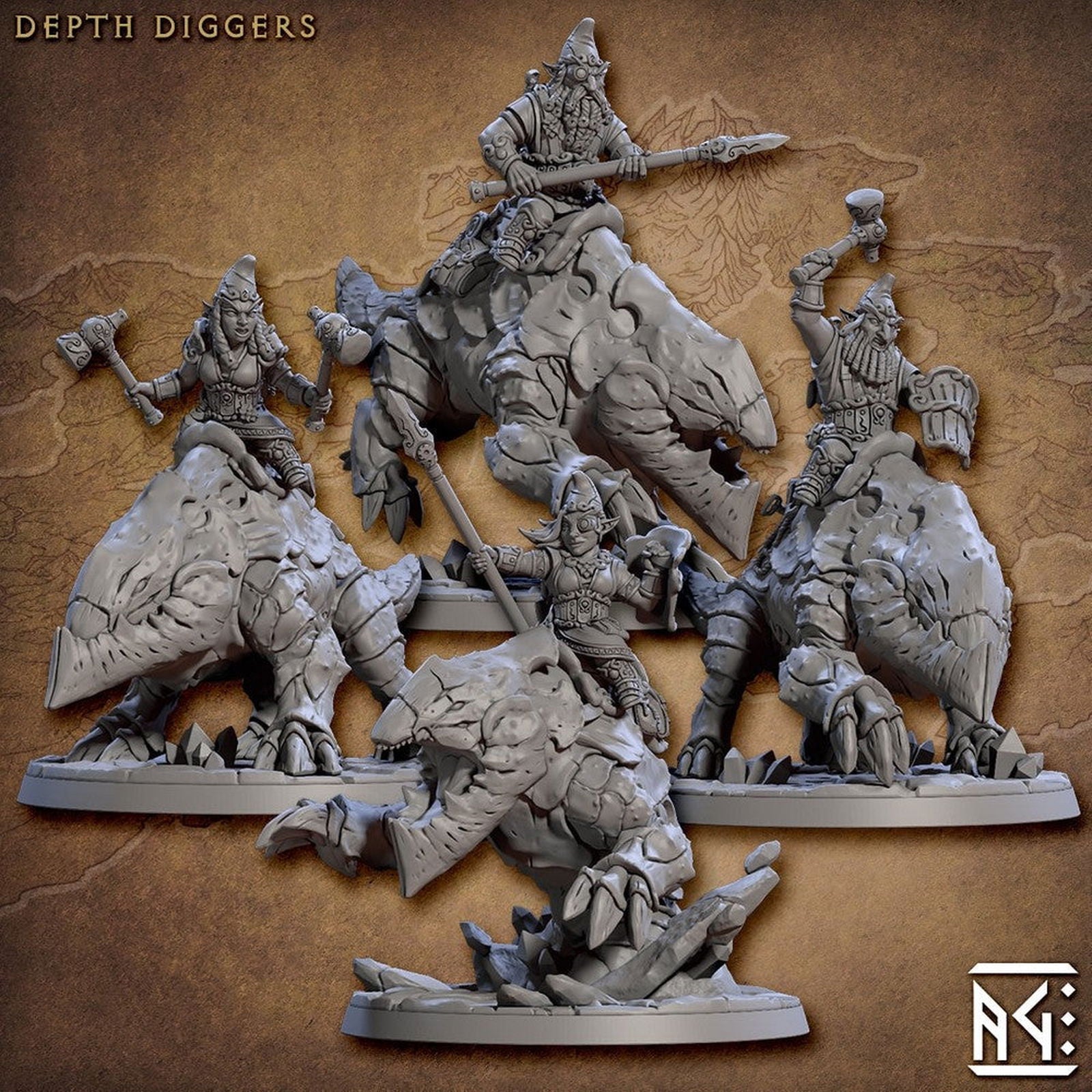 Depth Diggers Riders - The Printable Dragon