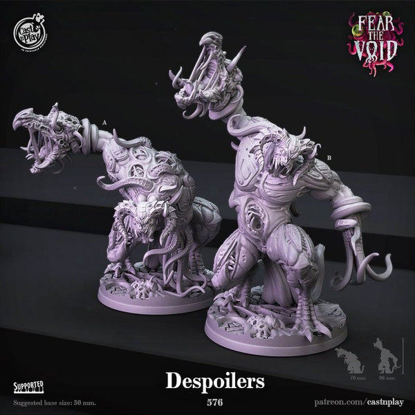 Despoilers 3D-printed model
