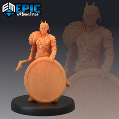 Devil Folk Barbarian 3D-printed model