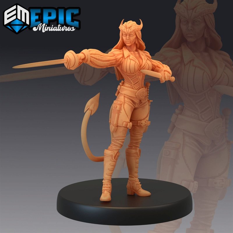 Devil Kin Female 3D-printed model