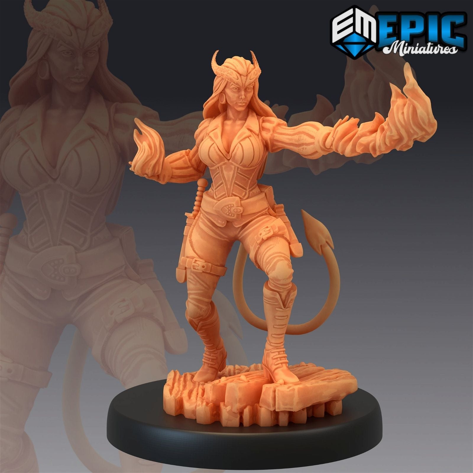 Devil Kin Female - The Printable Dragon