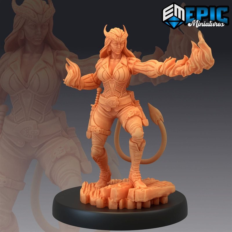 Devil Kin Female 3D-printed model