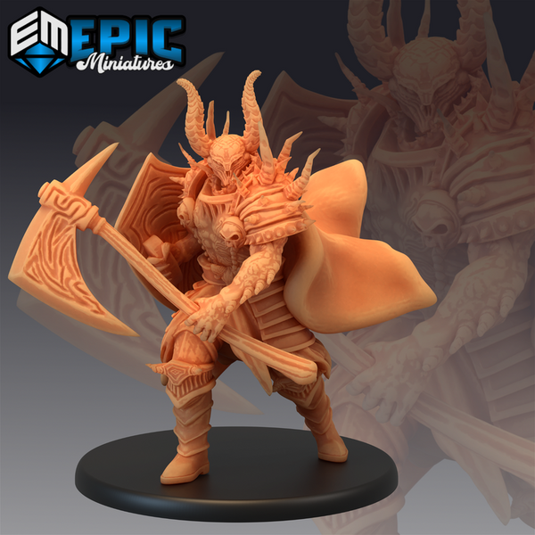 Devil Warlord 3D-printed model