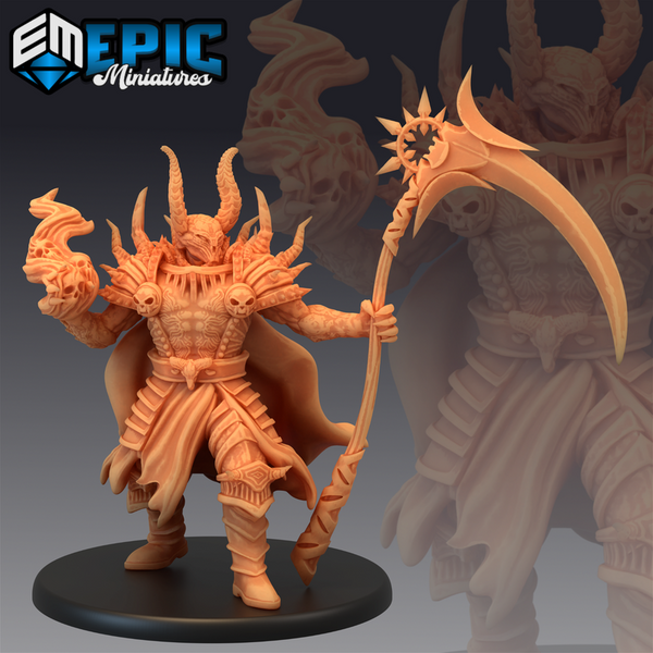 Devil Warlord 3D-printed model